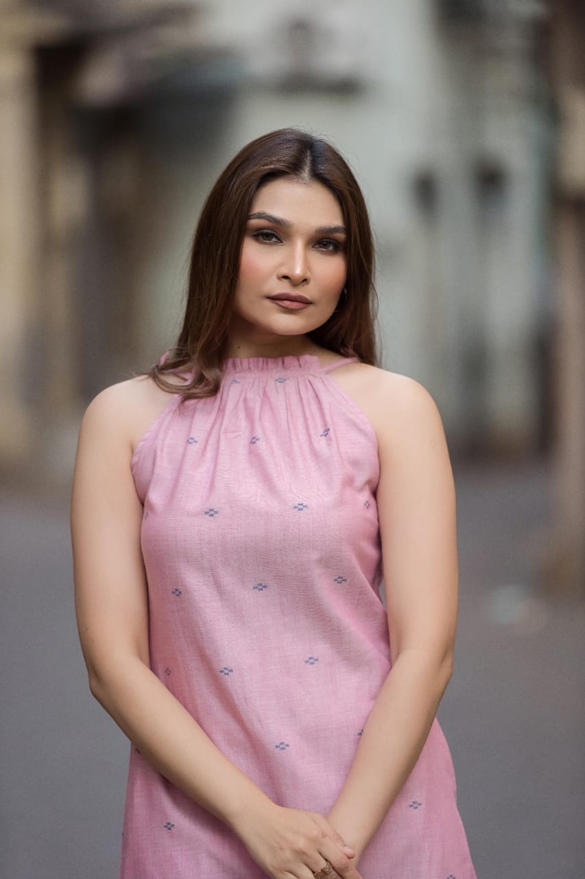Miraya Halter Neck Kurta Set