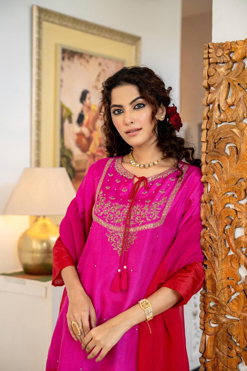 Yashvi Ombre Three Piece Set