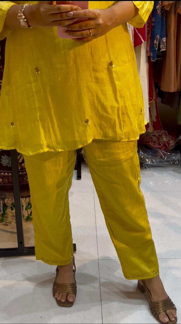 Siddhi Mul Chanderi Co-ord Set