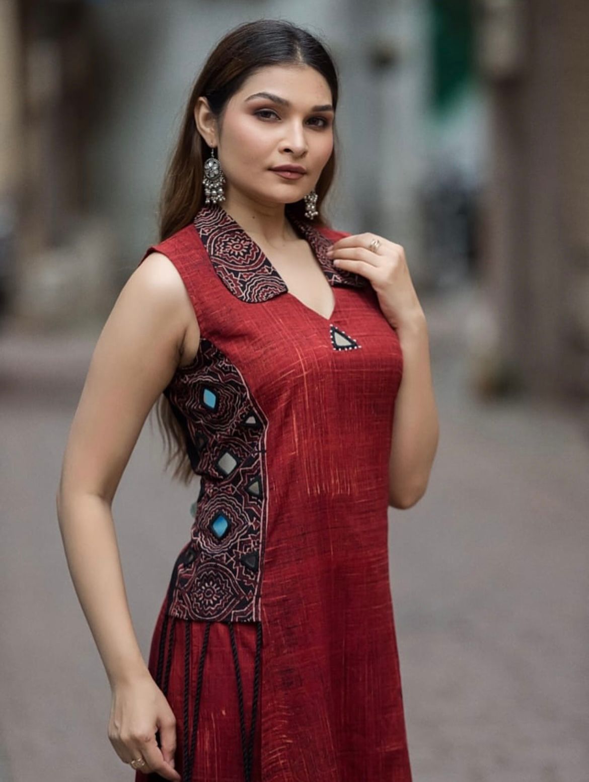 Anjali Tassles Kurta Set