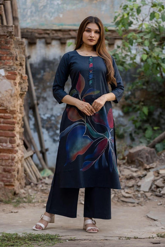 Geet Handpainted Kurta Set