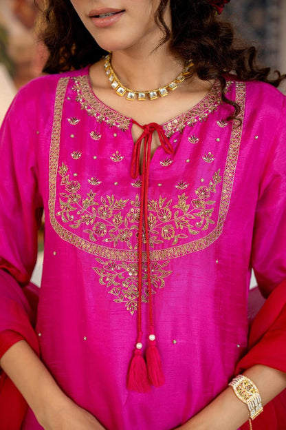 Yashvi Ombre Three Piece Set