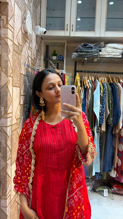 Anagha Bandhej Set