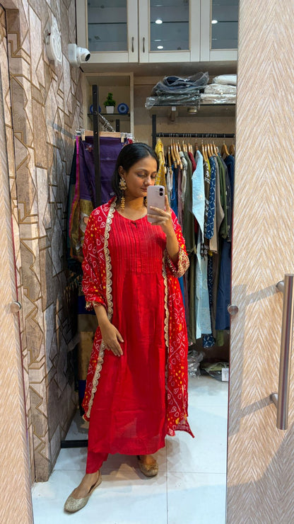 Anagha Bandhej Set