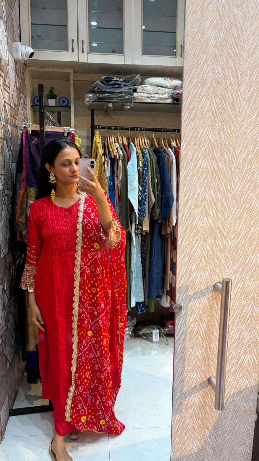 Anagha Bandhej Set