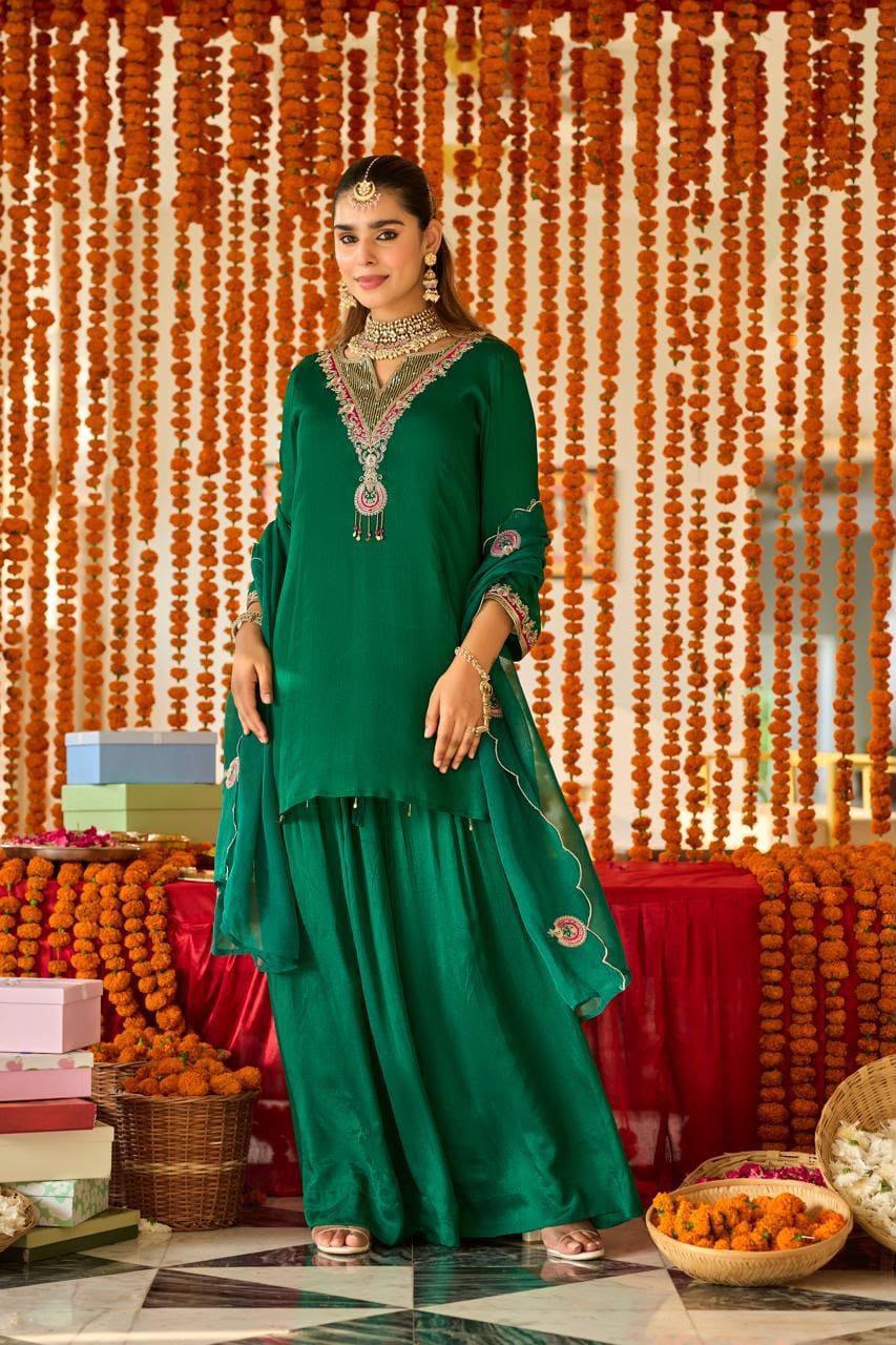 Srisha Pallazo Set